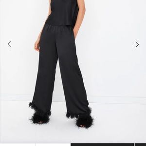 Black for love and lemons pj set with tags never used